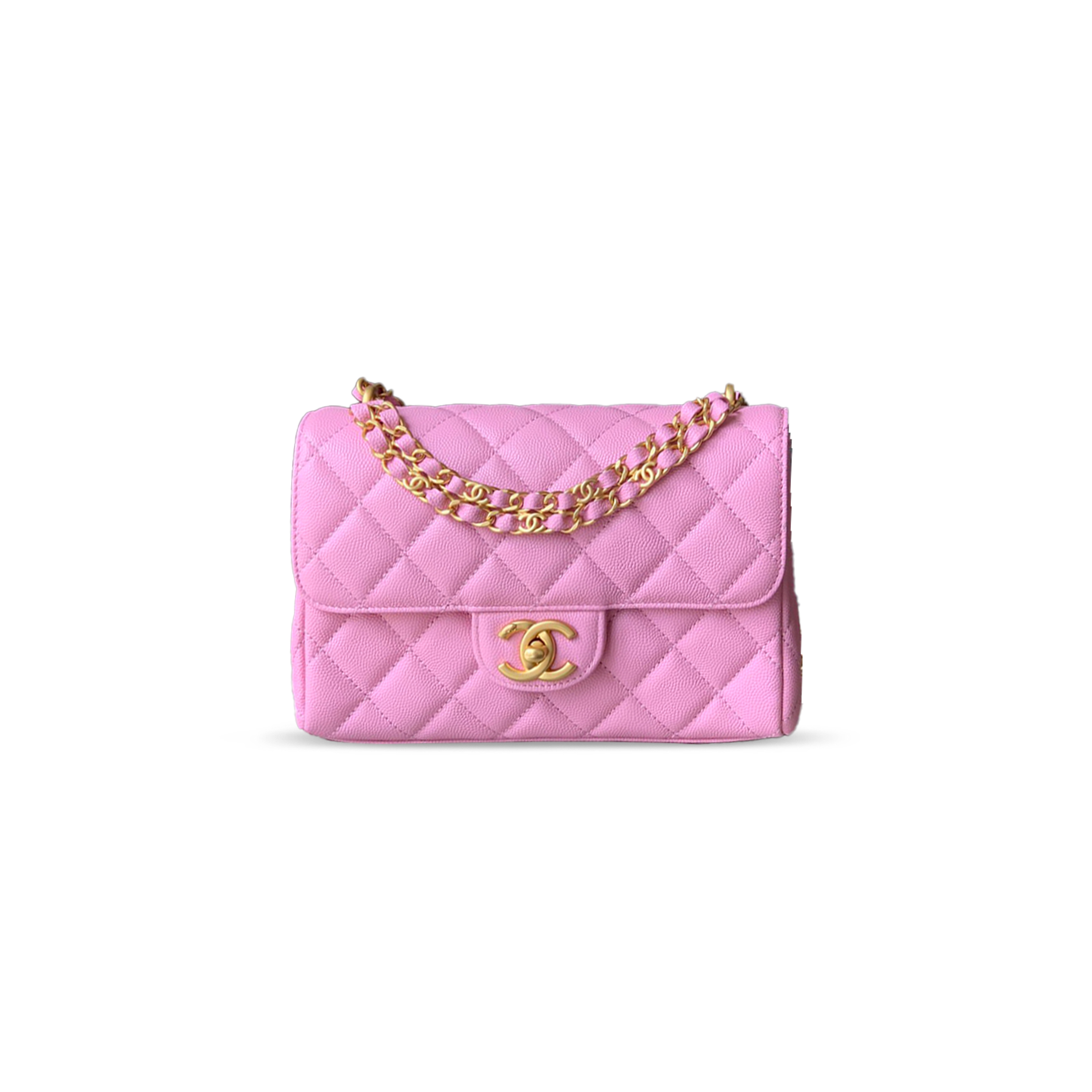 CHANE CAVIAR WALLET ON CHAIN 321497 (22*14*6.5cm)